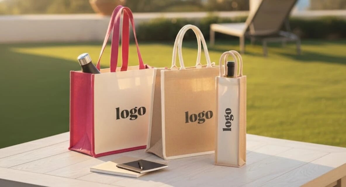 Sacs en jute publicitaires